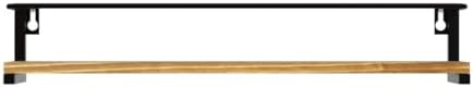 Set van 2 wandkruidenrekken, 40 x 9 x 7 cm