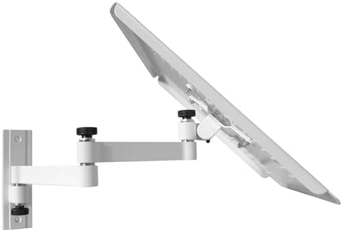 Universele wandhouder met opbergadapterplaat voor laptop, notebook, netbook, tablet-pc Model: L52W-APWA Wit