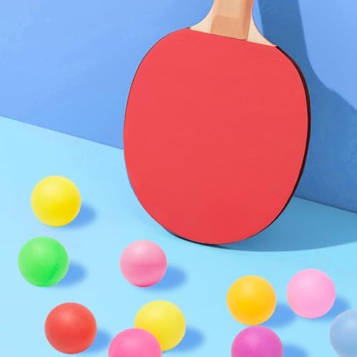 80 stuks 40 mm kleurrijke tafeltennisballen, kunststof pingpongballen, kleurrijk, ronde tafeltennisballen, speelgoed, gemengde kleuren, trainingsballen