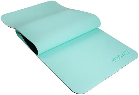 Sportmat, fitnessmat, antislip met draagriem. Gymnastiekmat voor yoga, pilates en fitness. Yogamat voor mannen en vrouwen. Yogamat, antislip