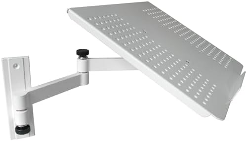 Universele wandhouder met opbergadapterplaat voor laptop, notebook, netbook, tablet-pc Model: L52W-APWA Wit