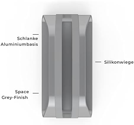 Verticale laptopstandaard, compatibel met MacBook Pro en MacBook Air, houder voor pc-bureaustandaard, aluminium, verwisselbare inzetstukken voor verschillende