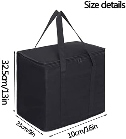 Opvouwbare koeltas, boodschappentas, groot koelvak, geïsoleerd voor kantoor, werk, outdoor, reizen, ideaal als koeltas, boodschappenmand, picknick