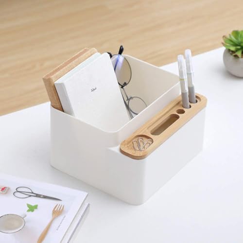 Bureau-opbergdoos, pennenhouder, make-upborstelhouder voor kantoorbenodigdheden, kaptafel, thuis
