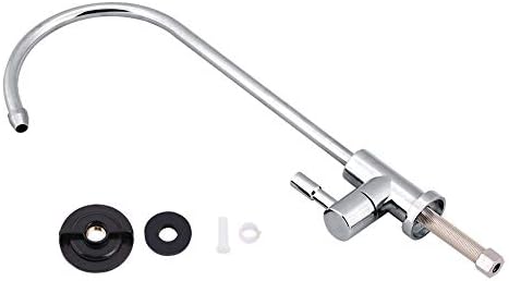 Kraan, 1/4 inch roestvrijstalen keukenkranen, keukenkranen, chroom omgekeerde osmose drinkwaterfilter