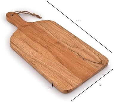 Snijplanken van acaciahout met handvat voor in de keuken, kaas- en serveerplank, charcuterieplanken