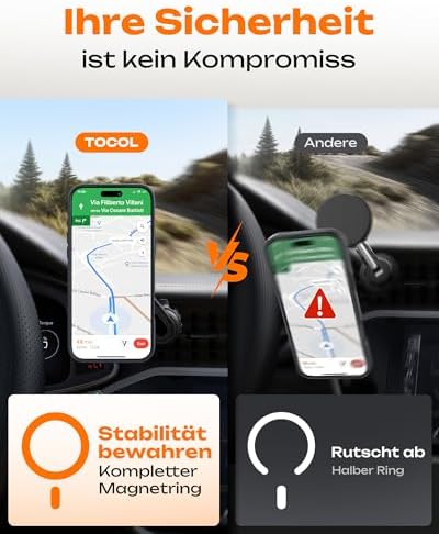 MagSafe, hoesje voor iPhone 17 Pro, volledige camerabescherming, geïntegreerde magneetring, schokbestendig, krasbestendig, mat, mobiele telefoonhoesje voor iPhone 17 Pro,