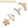 4 stuks haarspeldjes voor dames, sterke grip, haarspeldjes, haarspeldjes, dames, haarspeldjes, haarnadels voor dun en dik haar, vrouwen en meisjes, 9008 A