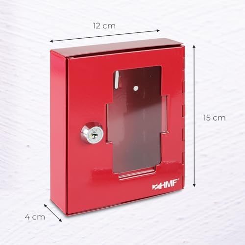 Sleutelkastje 15,0 x 12,0 x 4,0 cm RAL 3001 signaalrood