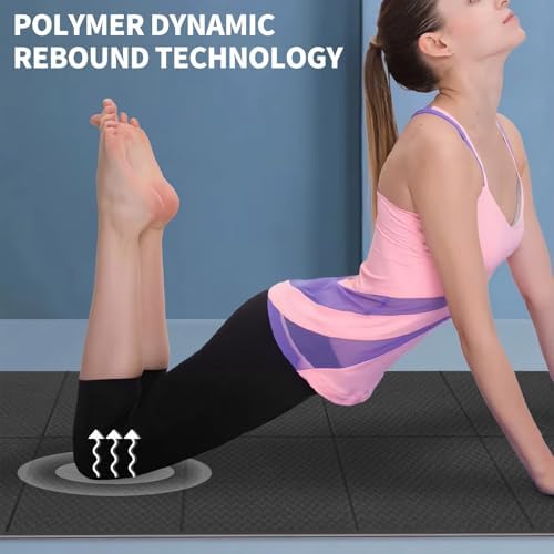 Opvouwbare yogamat, antislip, draagbare fitnessmat, gymnastiekmat, antislip, lichtgewicht, TPE, sport- en reisyogamat voor op reis, pilates, yoga, fitness, Sp