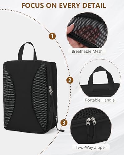 Packing Cubes met compressiefunctie – 10-delige kofferorganizer-set met compressiefunctie, samendrukbare Packing Cubes voor organisatie, Packing Cubes voor koffers
