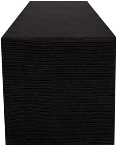 Zwarte tafelloper 13 x 72 inch – Feestartikelen voor thuis, woonkamer decoratieartikelen voor de eettafel