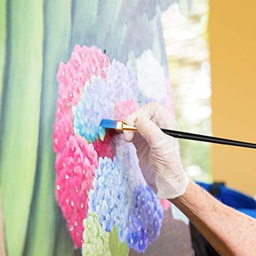 Nylonpenselen, kunstenaarspenselen, penselenset voor aquarel-, acryl- en olieverfschilderijen, perfect detailpensel voor beginners, kinderen, kunstenaars en schilders