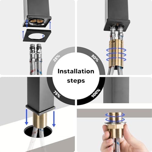 Wastafelkraan voor de badkamer Waterval-wastafelkraan voor de badkamer Waterval-wastafelkraan Eengreepsmengkraan Wastafelmengkraan Warm en koud instelbaar (Gr