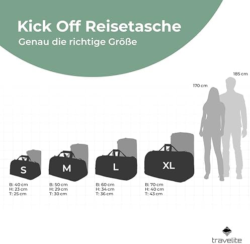 Reistas groot XL, Kick Off, lichte tas voor vakantie en sport, zwembad, ziekenhuisopname, 70 cm, 120 liter