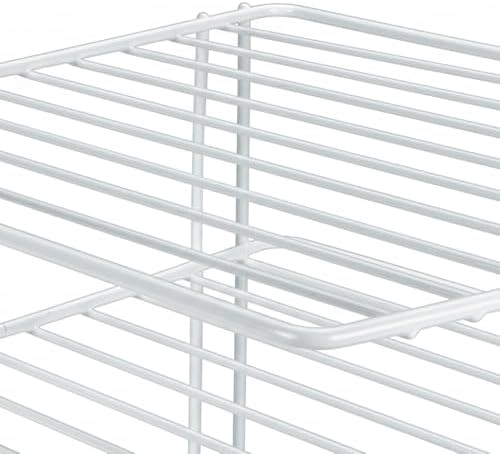 Metaltex Silos hoekkastinzetstuk, 2 verdiepingen, 1-pack, wit