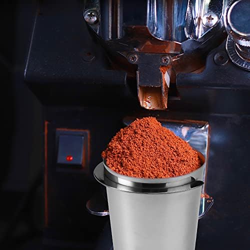 Koffiefilterhouder-doseerbeker, 51 mm roestvrijstalen koffieverdeler, koffiedoseerbeker, opvangbeker voor koffiepoeder, filterhouder, Sage-doseerbeker, poeder