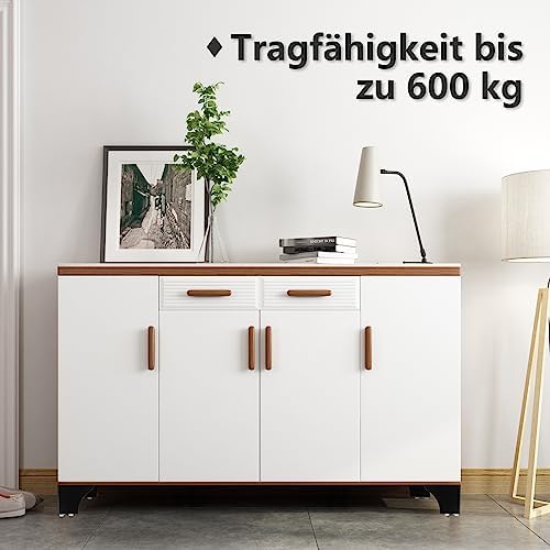 Set van 8 meubelpoten, zwart, 10 cm, metalen meubelpoten, meubelpoten, bankpoten, metaal, voor kasten, tafels, banken, nachtkastjes, met schroeven