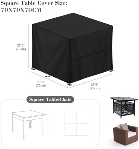 Afdekhoes voor tuinmeubelen, beschermhoes voor tuintafels, 240 x 120 x 75 cm, afdekhoes voor loungemeubelen, waterdicht, tuinmeubelen, afdekzeil, winterbestendig