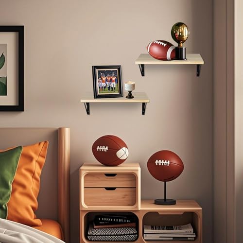 Houten wandplank, 30 cm diep: moderne 40 cm brede planken voor aan de muur, houten plank voor keuken, badkamer, woonkamer – grote zwevende plank voor router, boeken