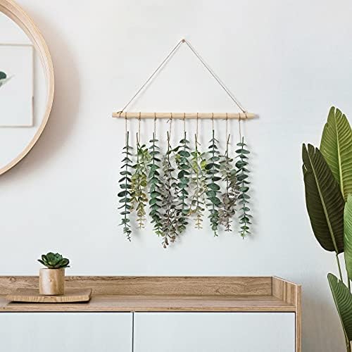 Kunstmatige hangplanten Eucalyptusbladeren Kunstplanten Eucalyptustakken Kunstplanten voor huis en tuin Binnen en buiten Hangplanten Kunst