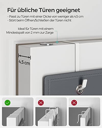 Ging-organizer met 4 vakken – Hangende opbergruimte voor slaapkamer, kantoor, kinderkamer – 33,5 x 12 x 100 cm