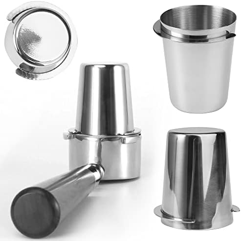 Koffiefilterhouder-doseerbeker, 51 mm roestvrijstalen koffieverdeler, koffiedoseerbeker, opvangbeker voor koffiepoeder, filterhouder, Sage-doseerbeker, poeder