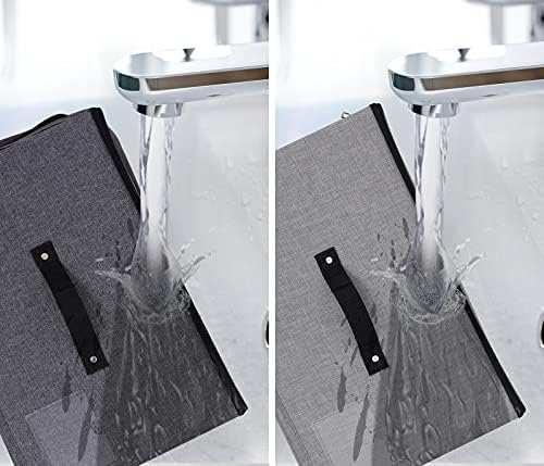 Opvouwbare opbergbak met deksel, 4 handvatten, ritssluiting, voor dekens, kleding, dekbedden, opbergbox, organizer voor slaapkamer, kledingkast, plank, 52 x 40 x 26 cm, Da