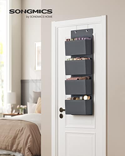 Ging-organizer met 4 vakken – Hangende opbergruimte voor slaapkamer, kantoor, kinderkamer – 33,5 x 12 x 100 cm