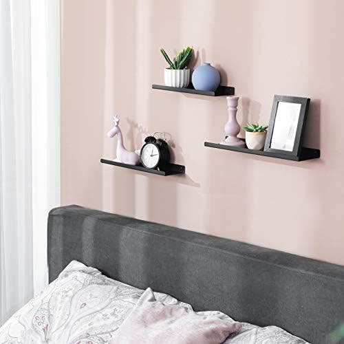 Set van 3 metalen wandplanken, zwevende planken, industrieel design