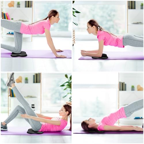 Yogakniebeschermers, antislip yogamat, yogasteunkussens, sportbalanskussen, comfortabele, lichte ondersteuning voor knieën, handen, polsen en ellebogen