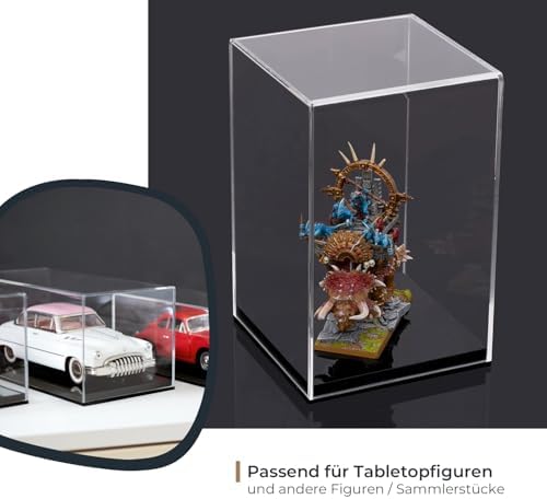Acrylvitrine voor modelauto's, figuren, verschillende maten, transparant