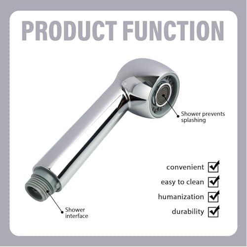 Keukenkraan-douchekop, 2 straalsoorten, verstelbaar, keukengootsteenkraan, verwisselbaar, waterbesparend, multifunctionele handdouche voor kraan,