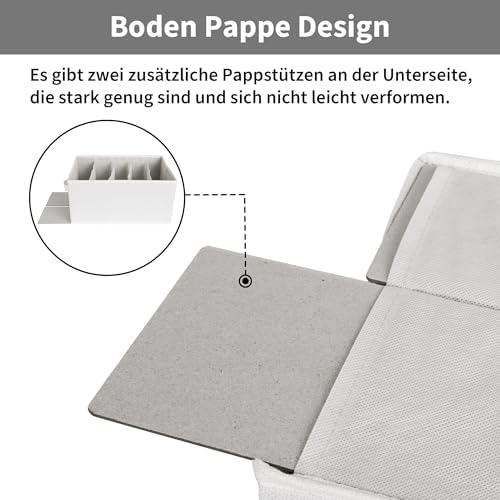 Jeans-organizer, set van 4 broekenorganizers voor in de kledingkast, witte opbergbox, kledingkast, opvouwbare kledingkast-organizer, kleding, T-shirt, trui-organizer