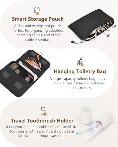 Packing Cubes met compressiefunctie – 10-delige kofferorganizer-set met compressiefunctie, samendrukbare Packing Cubes voor organisatie, Packing Cubes voor koffers