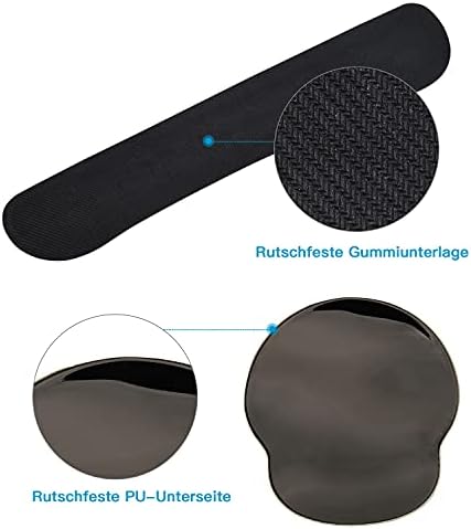 Muismat-set, toetsenbord-polssteun, ergonomische muismat met gelkussen, Galaxy