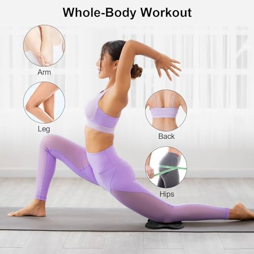Yogakniebeschermers, antislip yogamat, yogasteunkussens, sportbalanskussen, comfortabele, lichte ondersteuning voor knieën, handen, polsen en ellebogen