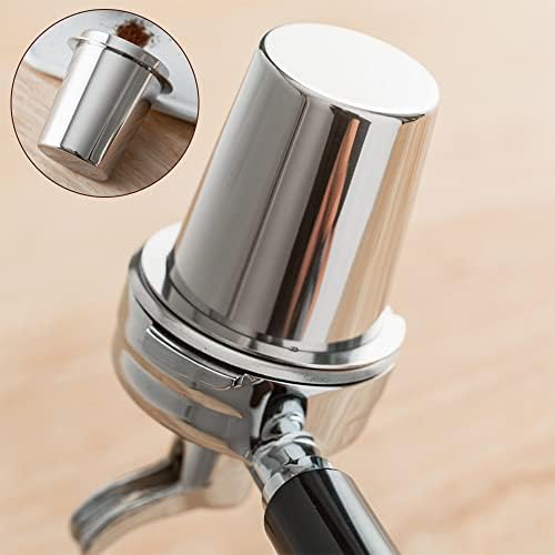 Koffiefilterhouder-doseerbeker, 51 mm roestvrijstalen koffieverdeler, koffiedoseerbeker, opvangbeker voor koffiepoeder, filterhouder, Sage-doseerbeker, poeder