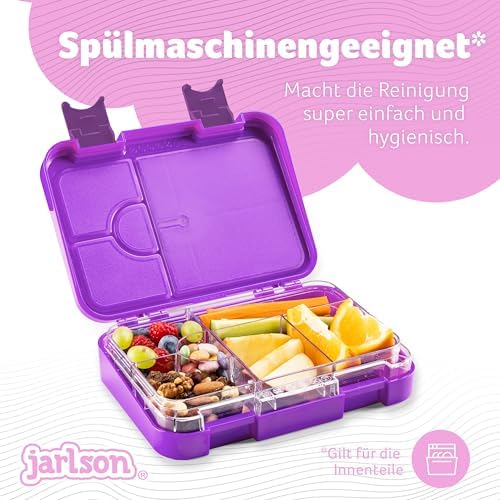 Lunchbox voor kinderen met vakjes – Toni-lunchbox – Lekvrije bento-box – Lunchbox voor de kleuterschool en school – Meisjes en jongens | Lunchbox | Snack