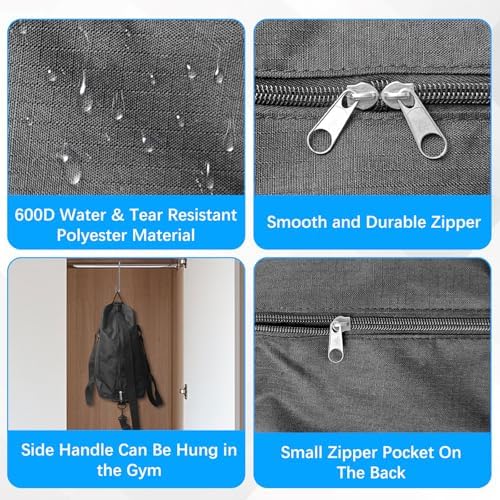 Sporttas, 40x20x25cm reistas voor Ryanair handbagage, waterdichte sporttas met verstelbare riem, 20L kleine sporttas voor He