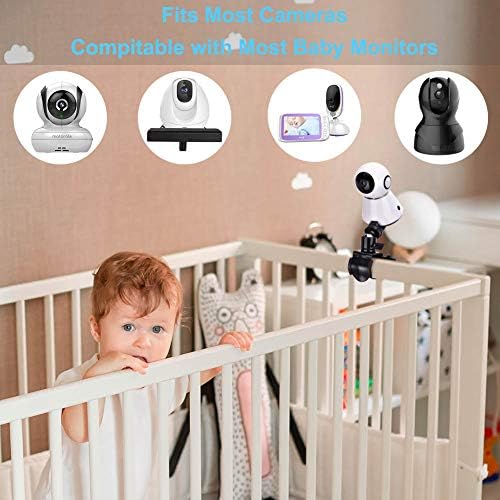 Babycamera-monitorhouder, universele camera-houder voor pasgeborenen, 360 graden draaibaar, stabiele camera-houder, monitorcamera-houder voor pasgeborenen, stabilisator, geschikt