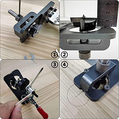 35 mm scharniermal, scharniermal voor kastdeuren, verborgen scharniermal, gatpons, nauwkeurige vergrendelingsmal voor houten deuvels, boorgeleider voor