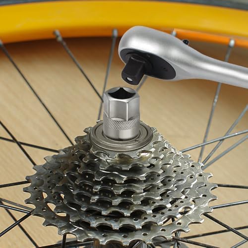 Vrijloopaftrekker voor fietsen, fiets-cassettegereedschap, aftrekker voor cassettes en tandwielen, compatibel met Shimano-vrijlopen