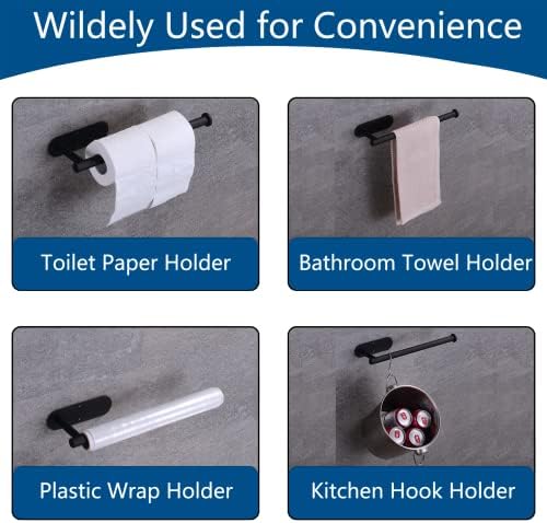 Papieren handdoekhouder, onderbouw, papieren handdoekhouder voor de keuken, zelfklevend of met schroeven, wandmontage, papieren handdoekrolhouder voor keuken, badkamer