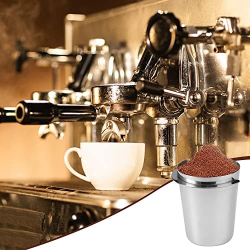 Koffiefilterhouder-doseerbeker, 51 mm roestvrijstalen koffieverdeler, koffiedoseerbeker, opvangbeker voor koffiepoeder, filterhouder, Sage-doseerbeker, poeder