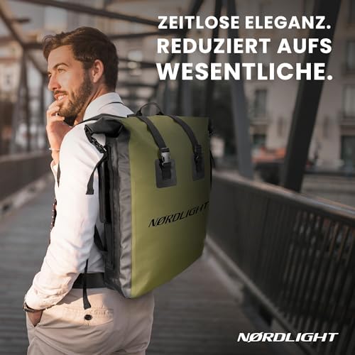 Waterdichte rugzak Dry Bag 35 l Rolltop-rugzak met gewatteerde draagriem, waterdichte tas voor watersport, fietsrugzak, messenger-rugzak, trekking