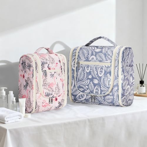 Ging toilettas, toilettas voor dames, kinderen, groot, waszakje, hangende toilettas voor dames, voor op reis, make-uptasje, make-uptasje voor meisjes
