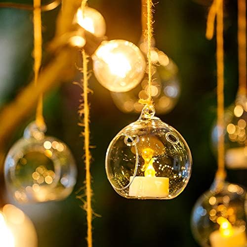 Ging-Engel-kandelaar, LED-glazen kandelaar, decoratie voor bruiloft / feest / verjaardag, kristallen kandelaar, tuin / kerst-kaarslichtdecoratie