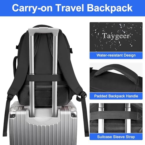 EasyJet handbagage 45 x 36 x 20, handbagage, rugzak, vliegtuig, heren, zwart, modern