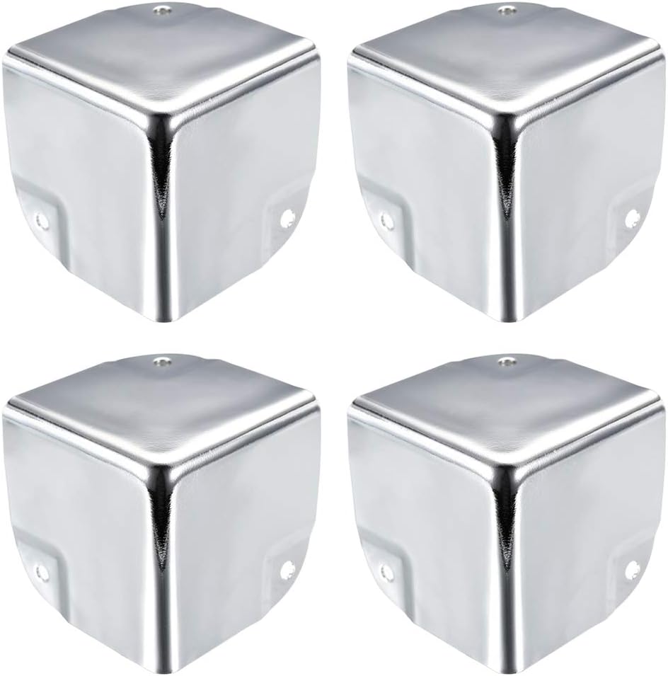 Hoekbescherming Kantbeschermingskap Metalen doos zilverkleurig 50 x 50 x 50 mm 4-pack